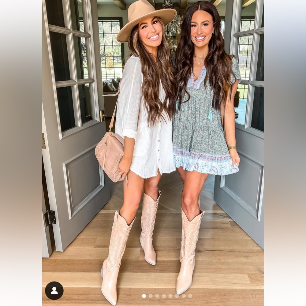 Tan Cowboy boots